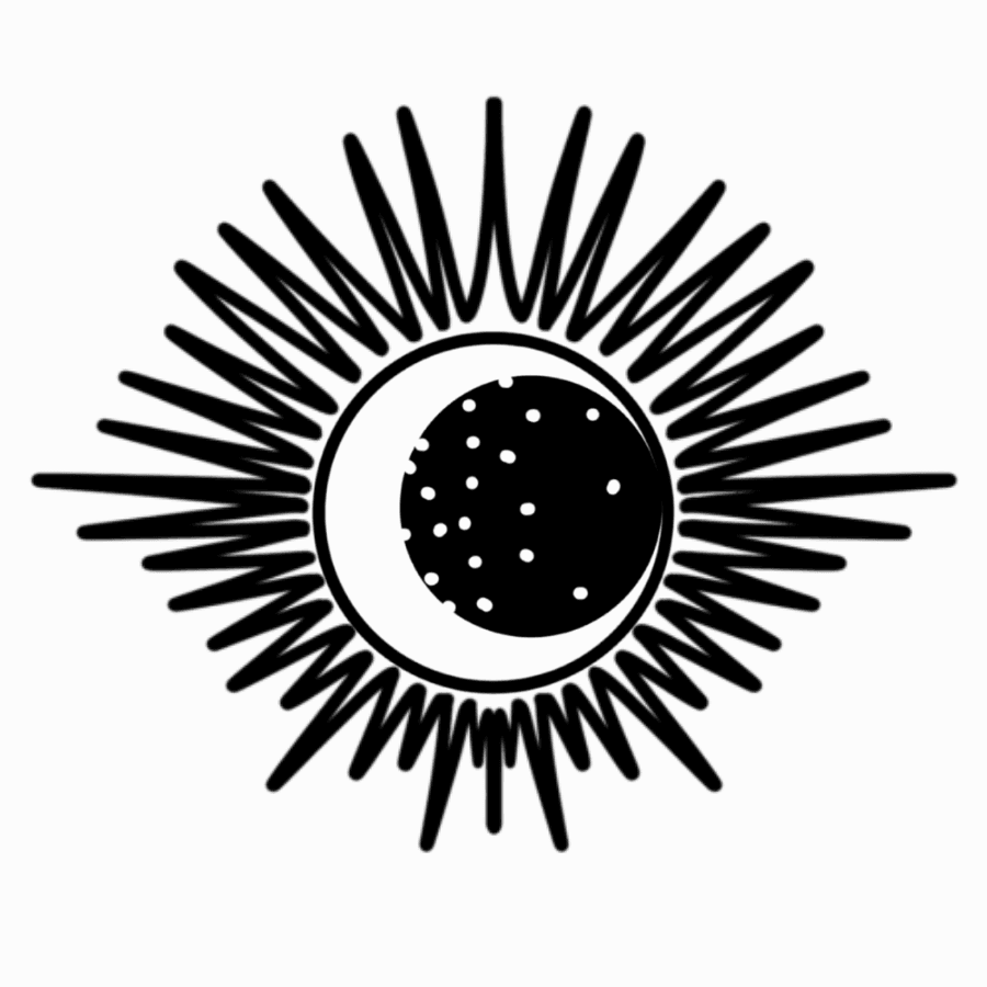 Solar-Lunar dual spiral emblem